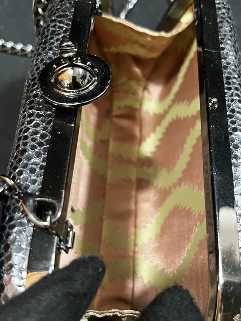 vivienne westwood クラッチバッグ パーティーバッグ 黒