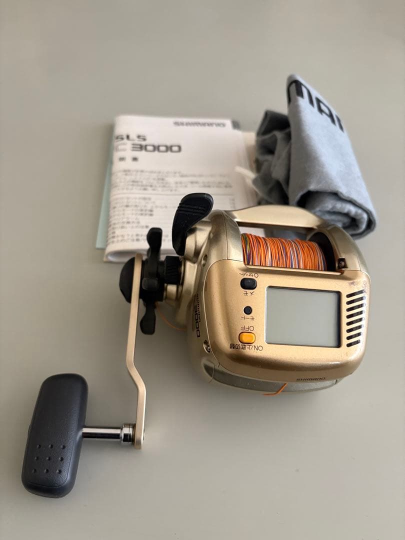 【リール】シマノ 小船 SLS C3000 中古美品 PEライン付き
