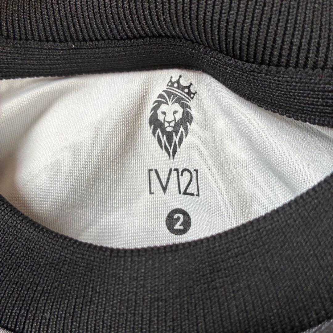 新品タグ付き V12 ROBERT CREW 総柄 スウェット サイズ2