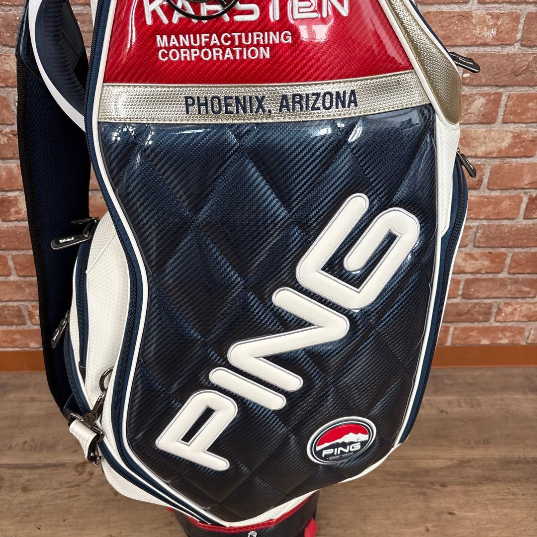 ‼️PING ピン カーステン スタッフバッグ 美品 フード新品‼️