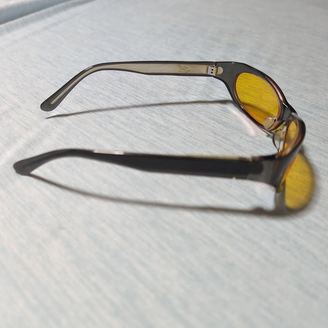SWANS イエロー偏光レンズ サングラス ケース付き