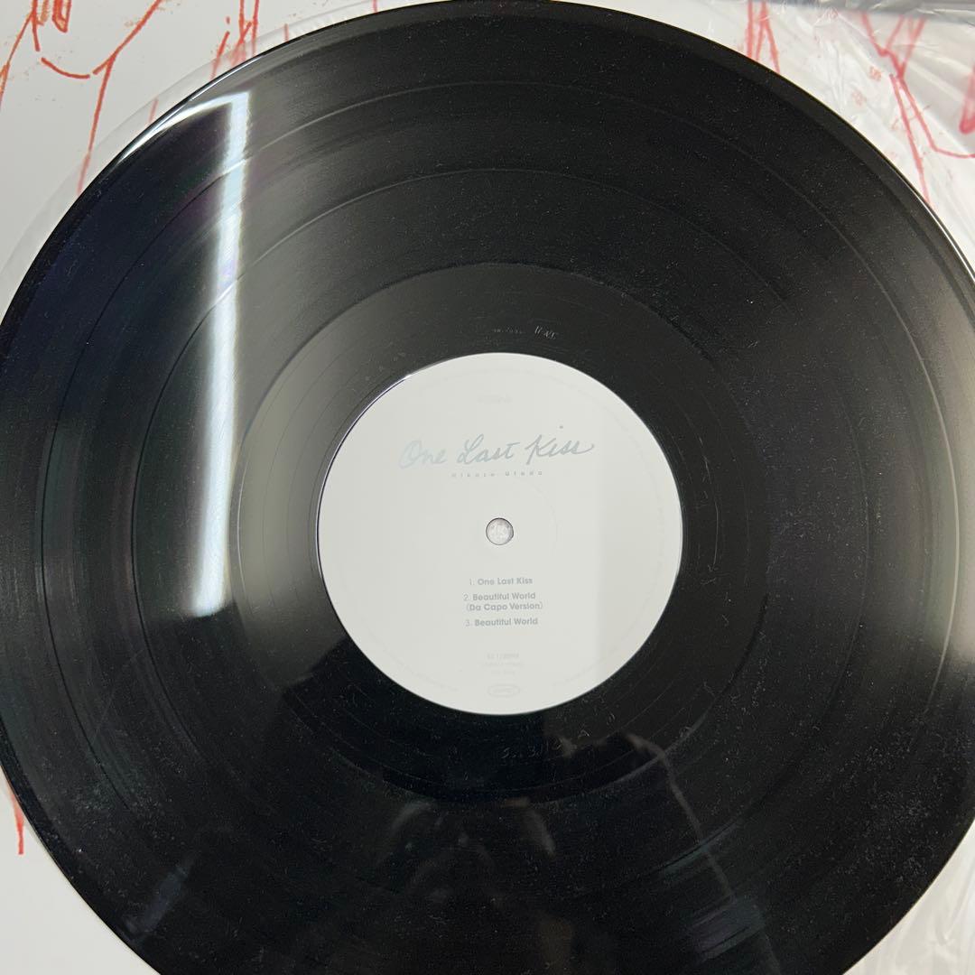 【完全生産限定盤】未使用品レコード宇多田ヒカルOne Last Kiss綾波レイ