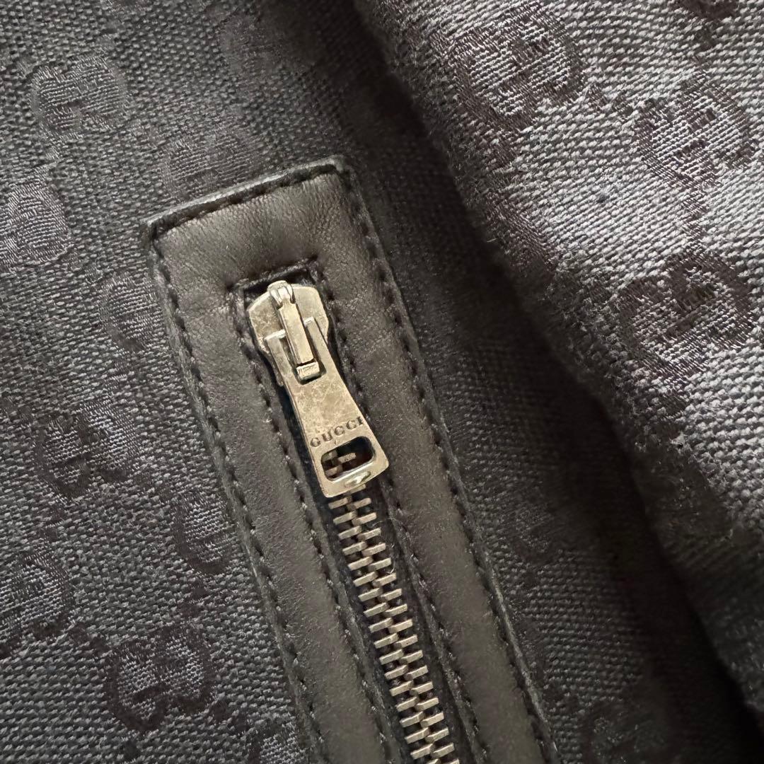 グッチ　トムフォード期　ライダース　レザージャケット　GGスプリーム　総柄　46