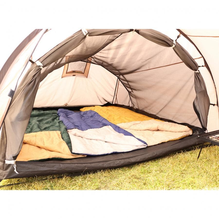 IGINO トンネルテント 3人用 ブラウン