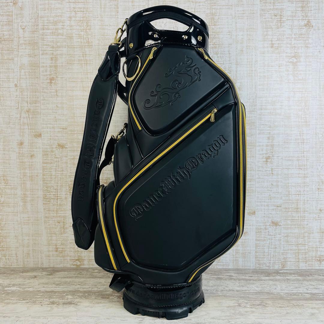 【高級】ダンスウィズドラゴン　MAT FAKE LEATHERキャディバッグ