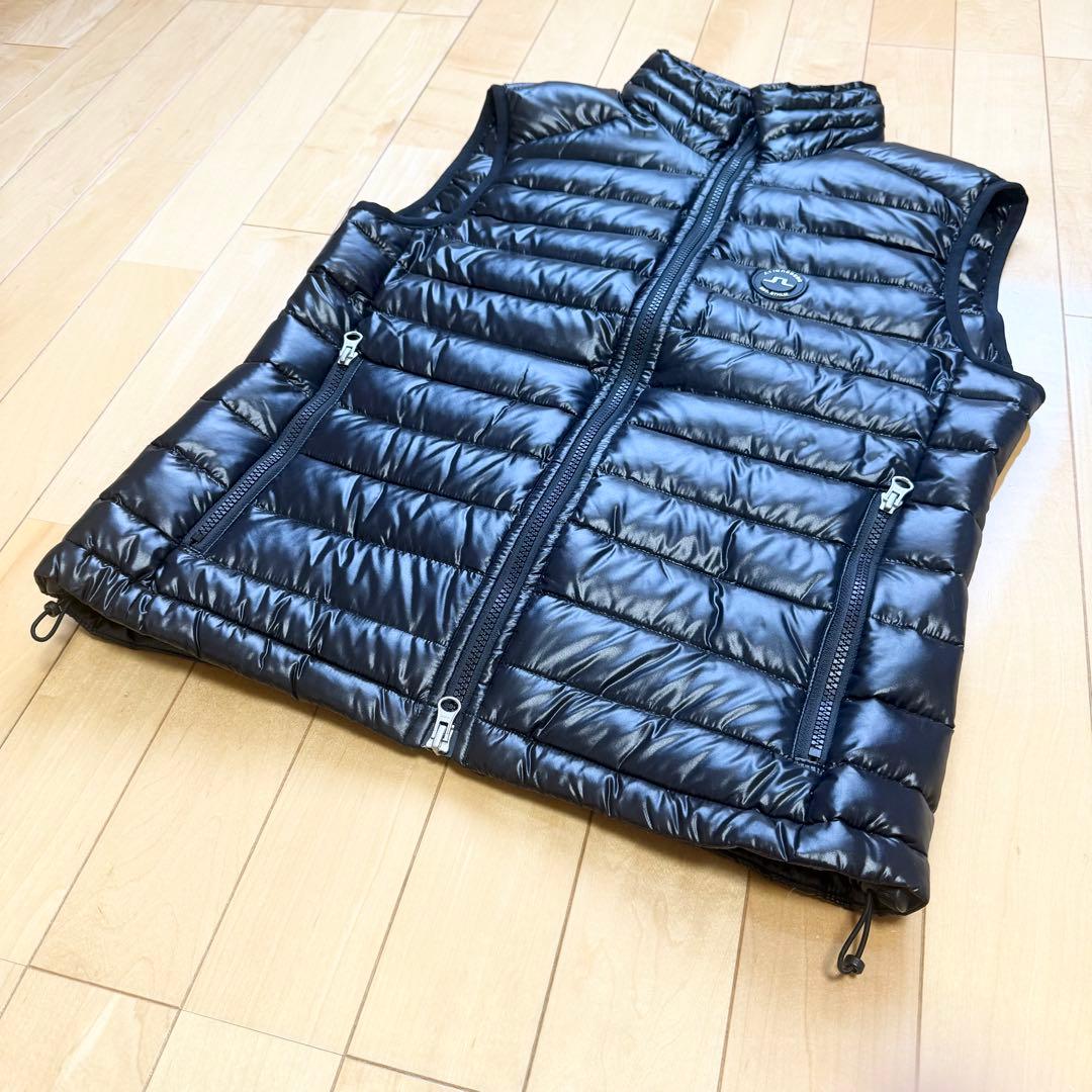 【極美品】ジェイリンドバーグ ブラック 黒 ダウンベスト ゴルフウェア S