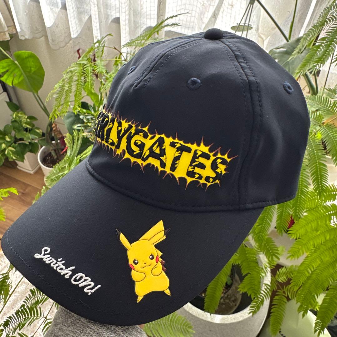 2025パーリーゲイツ ポケモン ピカチュウ キャップ ユニセックス