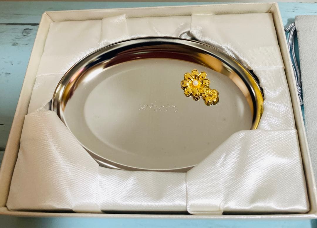 【新品未使用】ミキモト　アクセサリートレイ　フラワー