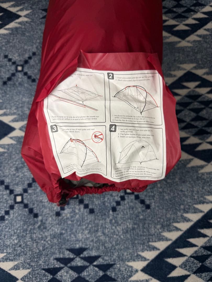 MSR 山岳用テント グレー/レッド