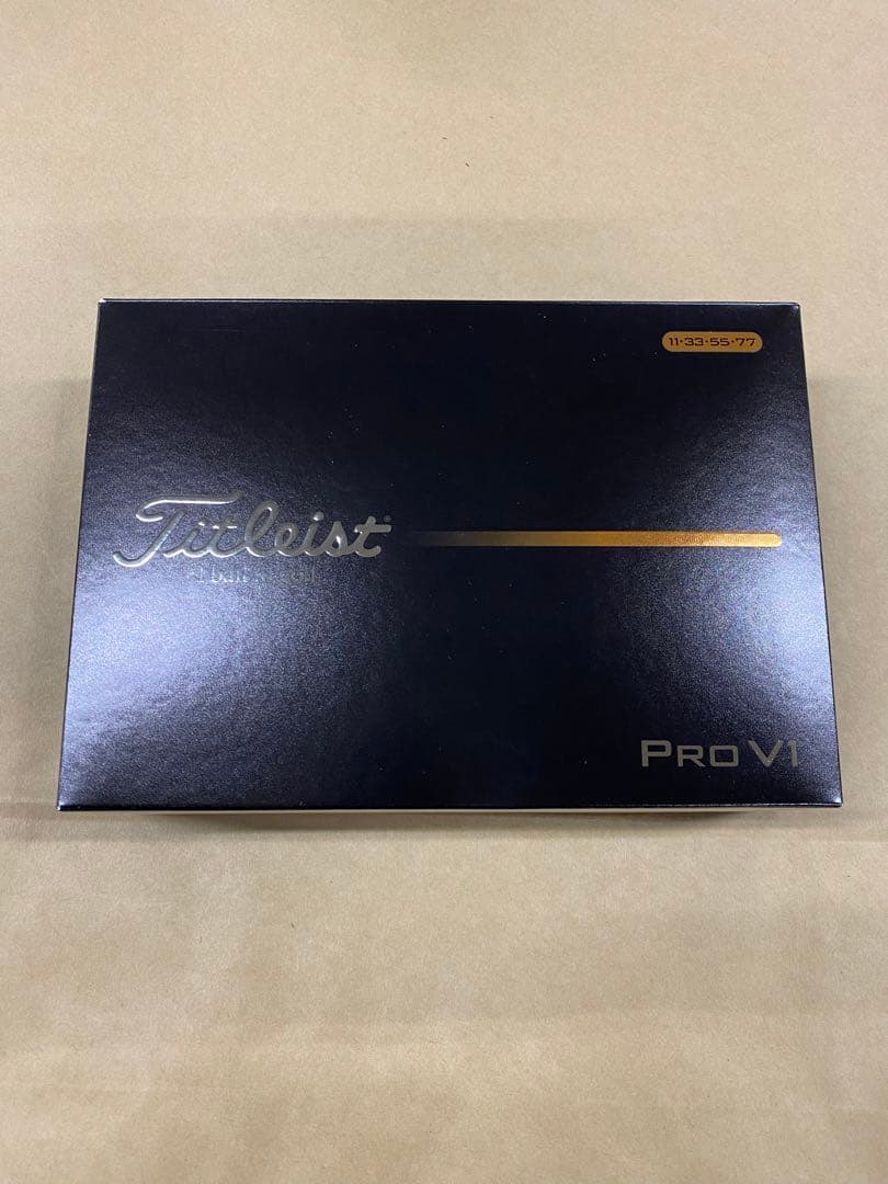 新品未使用2025年タイトリストPRO V1 ダブルN 1ダース12球日本仕様