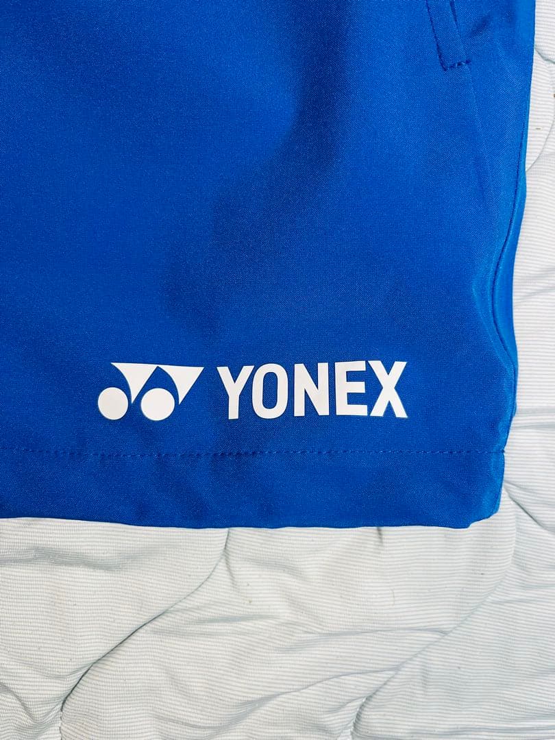 YONEX フード付きレインジャケット 青 ウィンドブレイカー