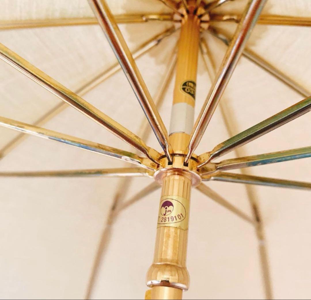 【美品】前原光榮商店 日傘 皇室御用達 レース ハニーレモン色　特選 タッセル付