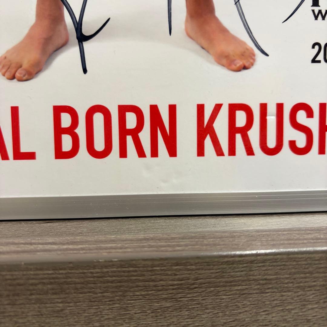 武尊 3階級制覇 直筆サインパネル