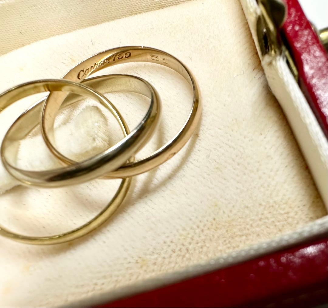 Cartier トリニティリング 750ゴールド