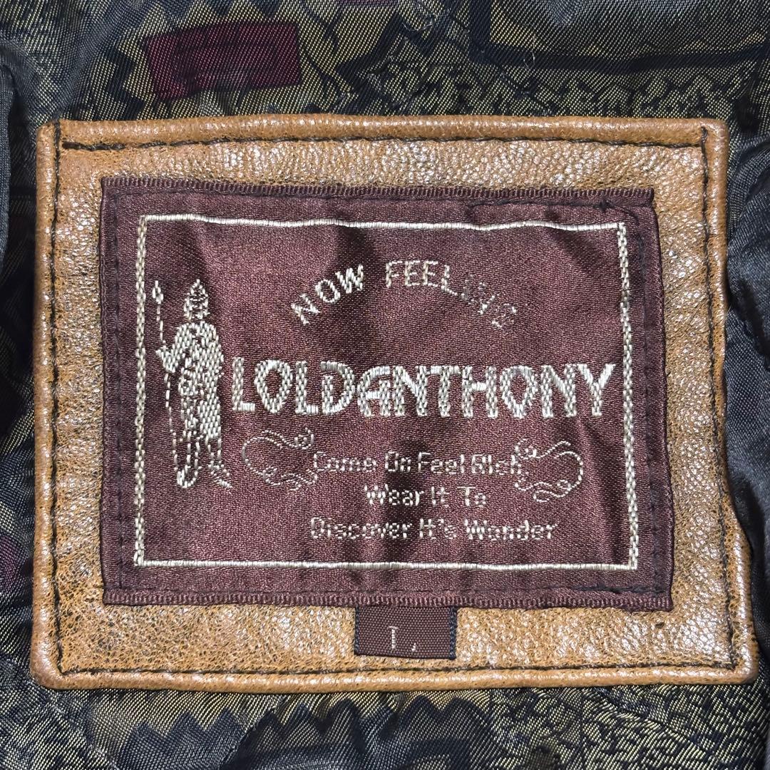 90s G-1 フライト ロードアンソニー レザー ジャケット 襟ボア 短丈 L