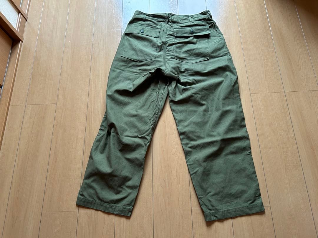 blurhms ROOTSTOCKベイカーパンツ オリーブ色 4ポケット