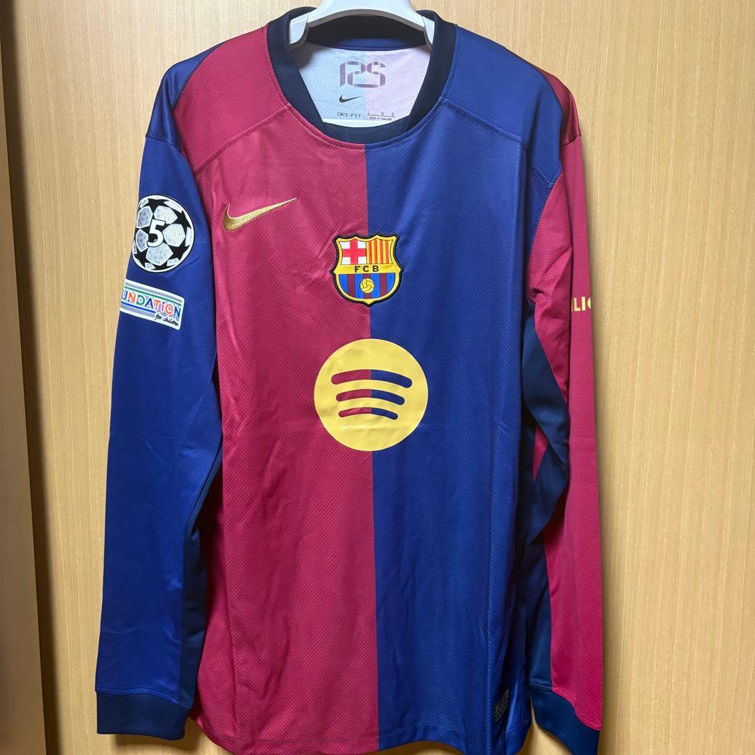 FCバルセロナ 24-25 ホーム 長袖 ユニフォーム No.11 ハフィーニャ