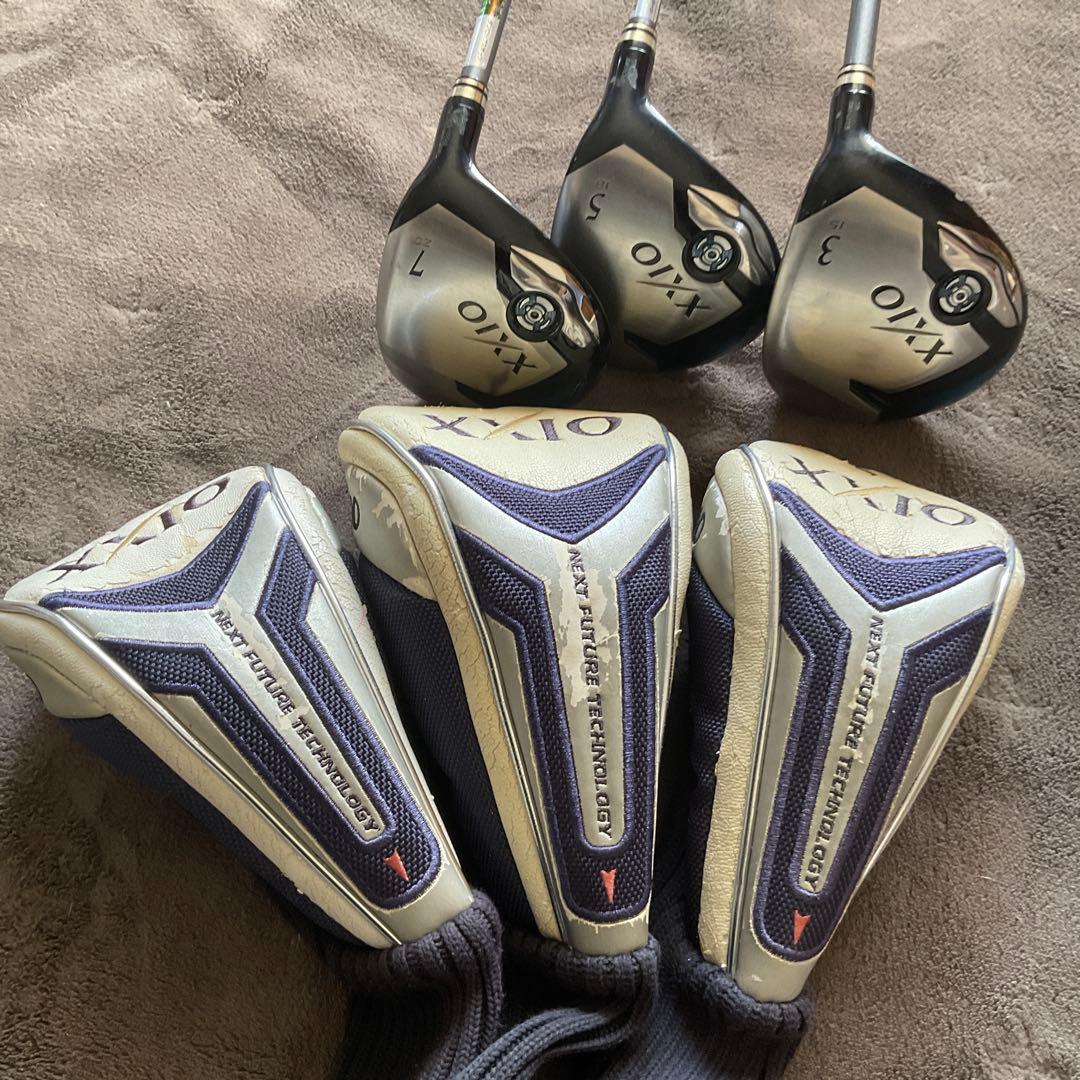 XXIO 名器簡単　ゼクシオ 7 MP700 SR 3本セット 3W 5W 7W