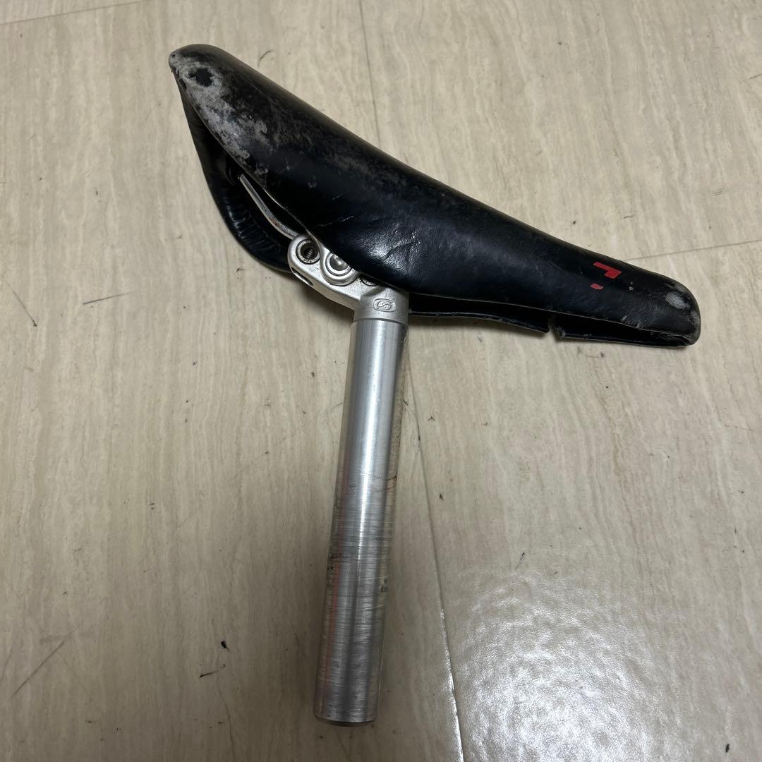 現状品！KASHIMAX サドル　ファイブゴールド