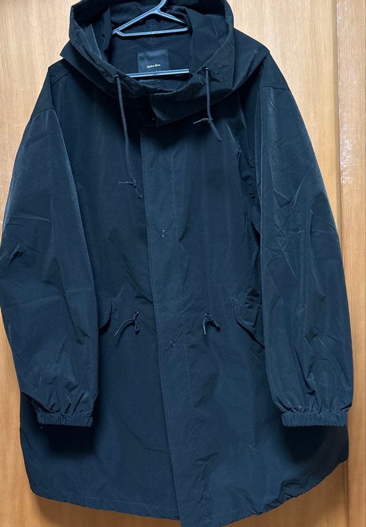 Spick and Span 撥水スノーカモパーカーコート　ブラック　38