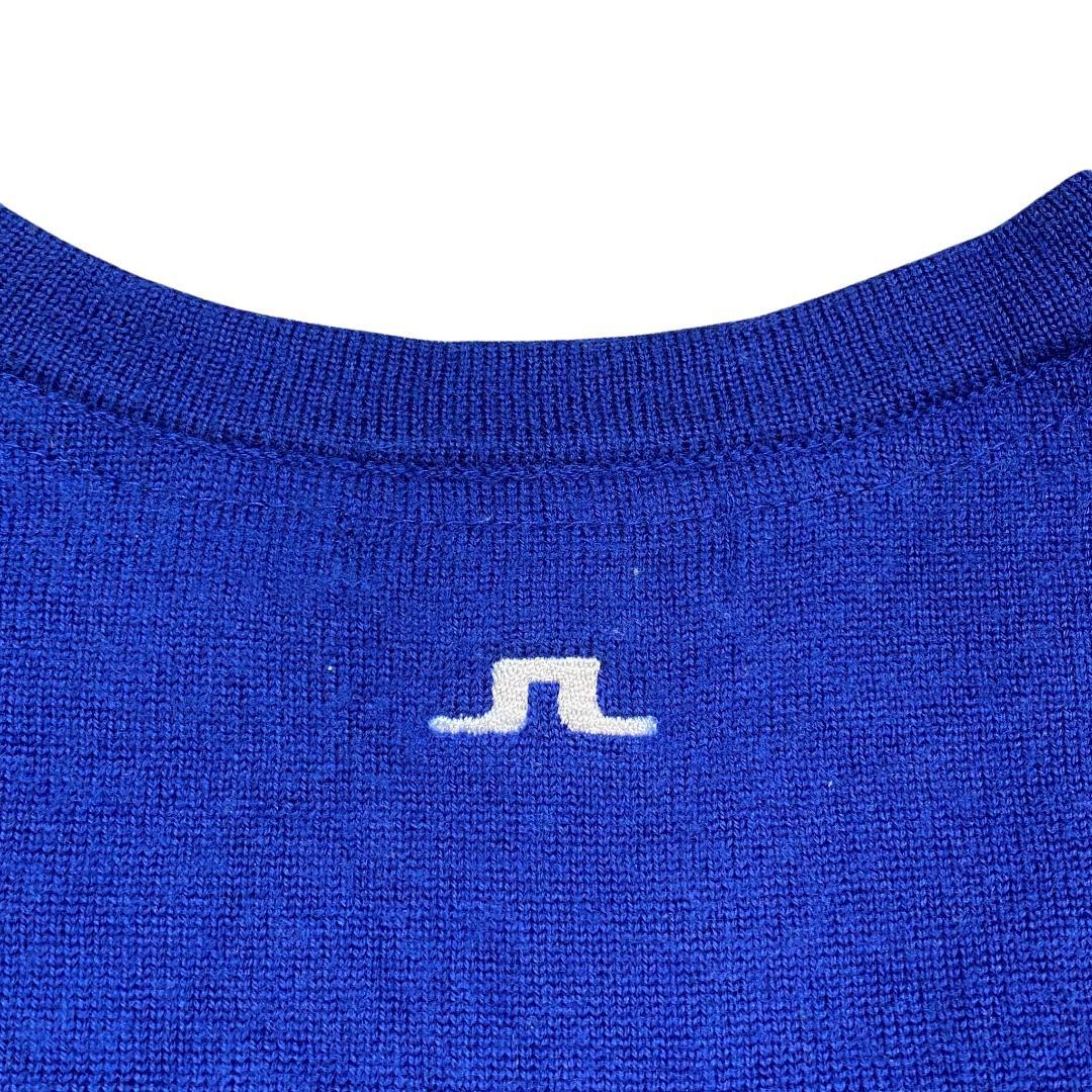 J.LINDEBERG ジェイリンドバーグ 長袖 ニット セーター L ブルー
