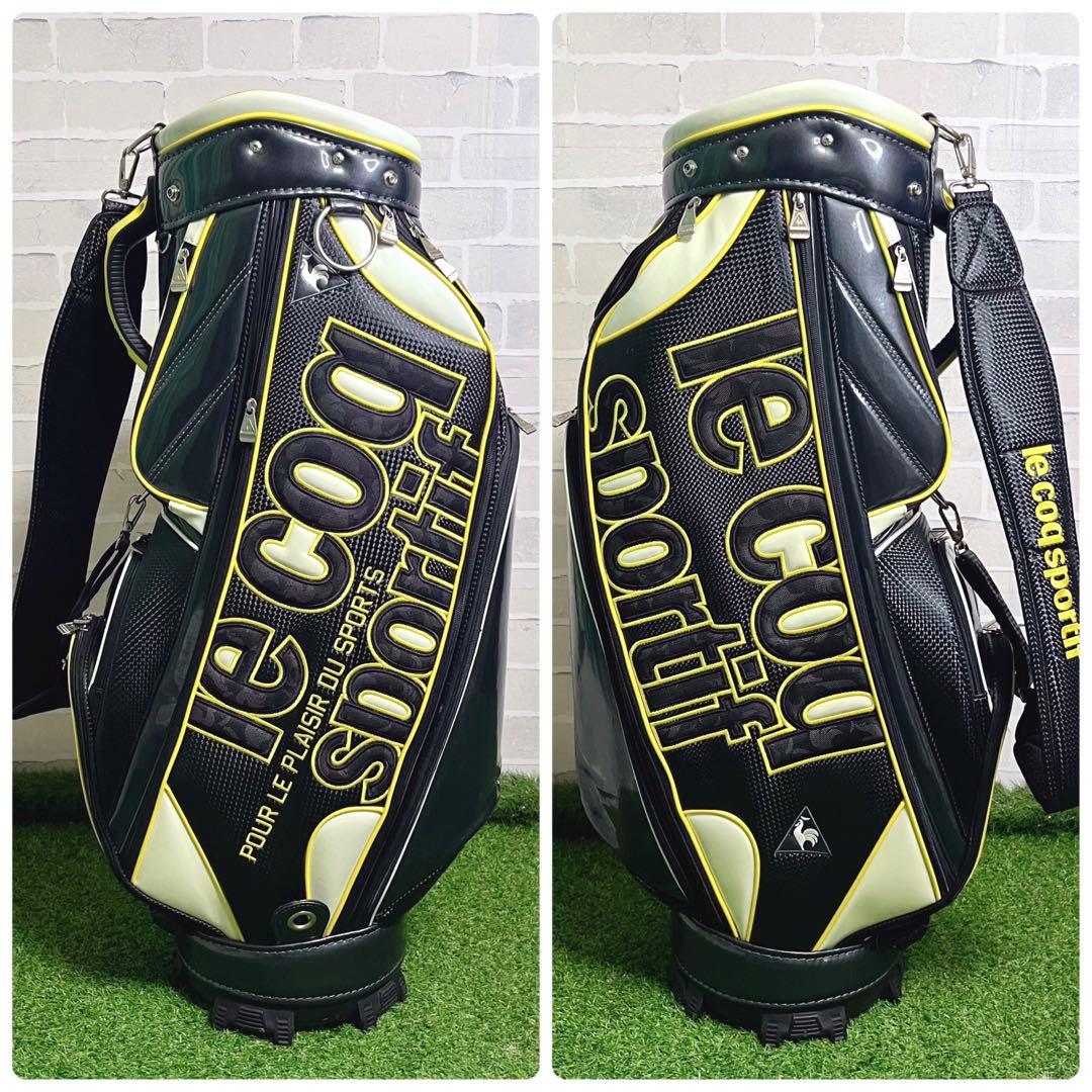 美品 le coq sportif キャディバッグ 9.5型 メンズ レディース