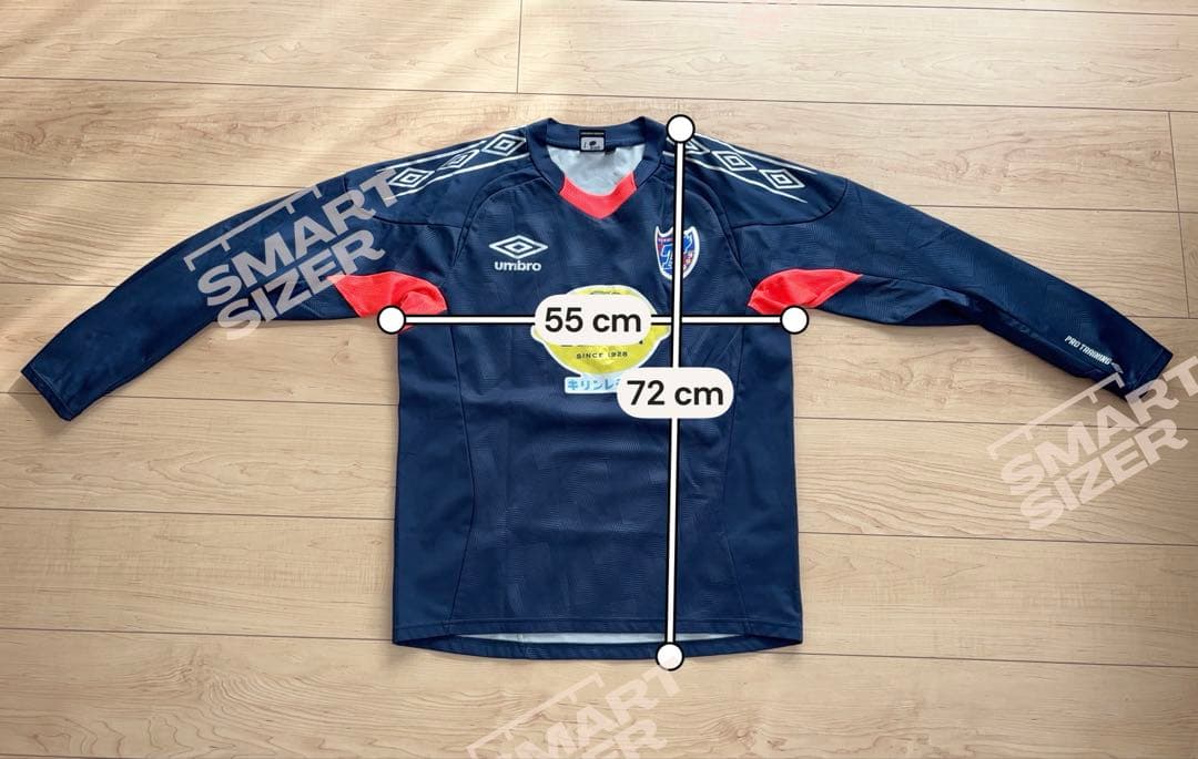 FC東京 2021 選手着用同モデル トレーニングウェア 長袖アンブロ 0サイズ