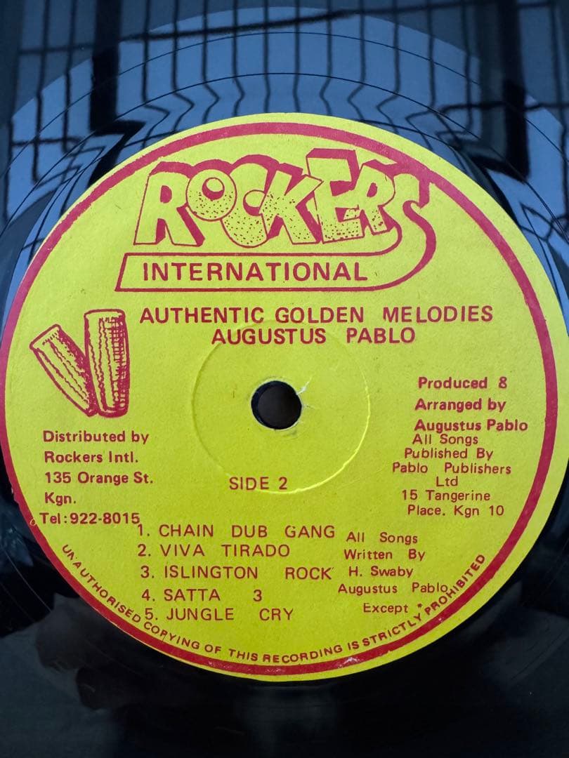 洋楽 Augustus Pablo Authentic Golden Melodies