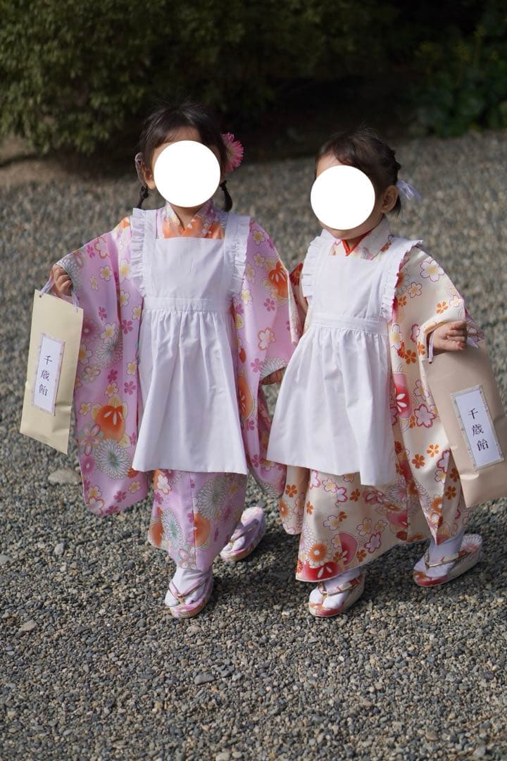 七五三 3歳 被布 被布エプロン 七五三セット