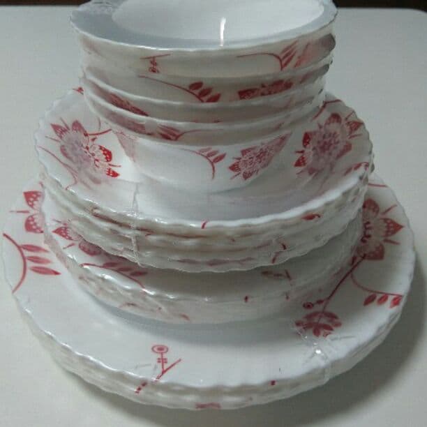 【未使用！】強化ガラスのお皿☆iwaki ファミエット 4種20セット