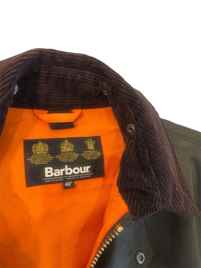 Barbour SL BORDER 40 3ワラント U ワックスドコート