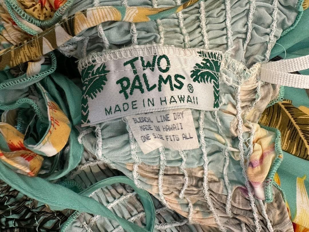 3点セット　TWO PALMS ムームー チュニック　アロハシャツ　リンクコーデ