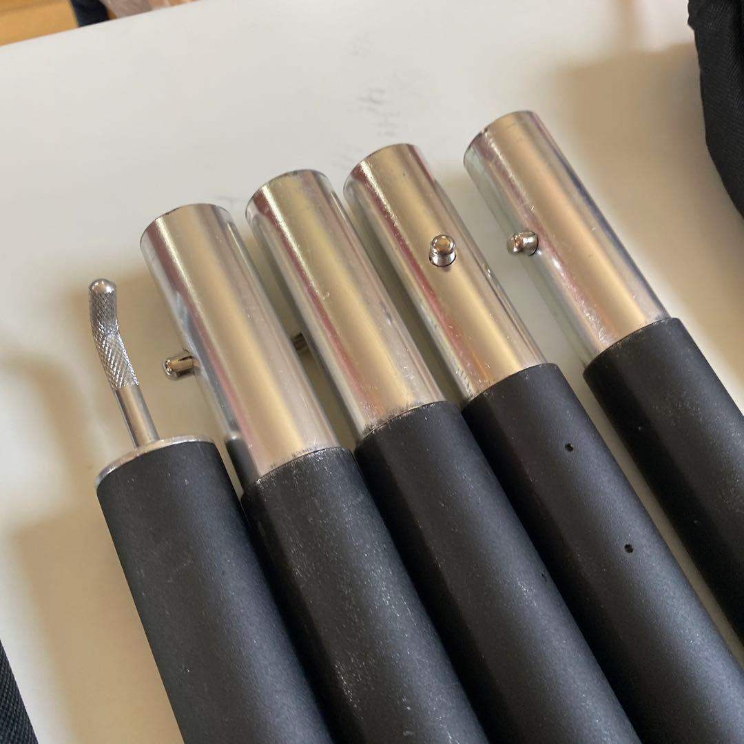 DOD ビッグタープポール ブラック 2セット ディーオーディー