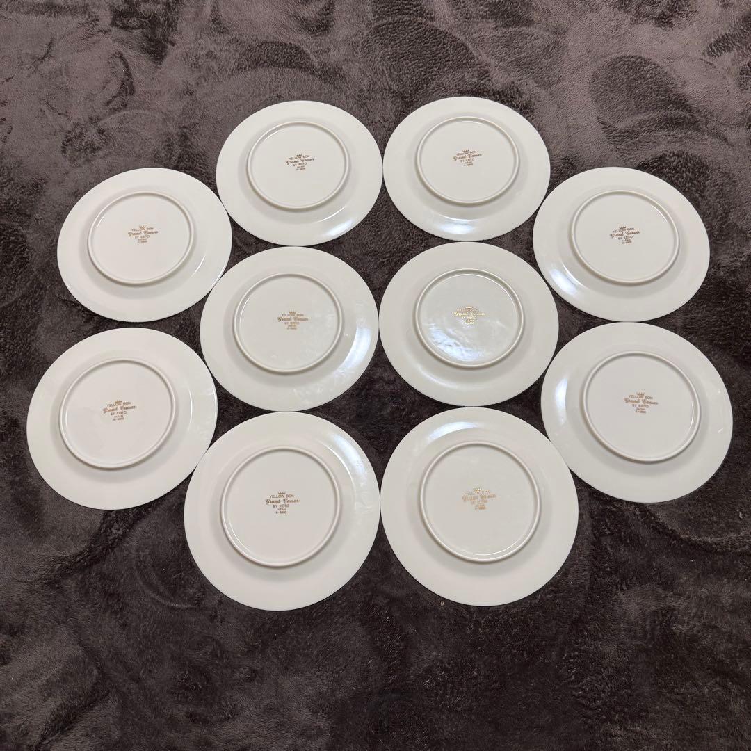 YELLOW BON BY KEITO ケーキ皿 花柄 10枚セット