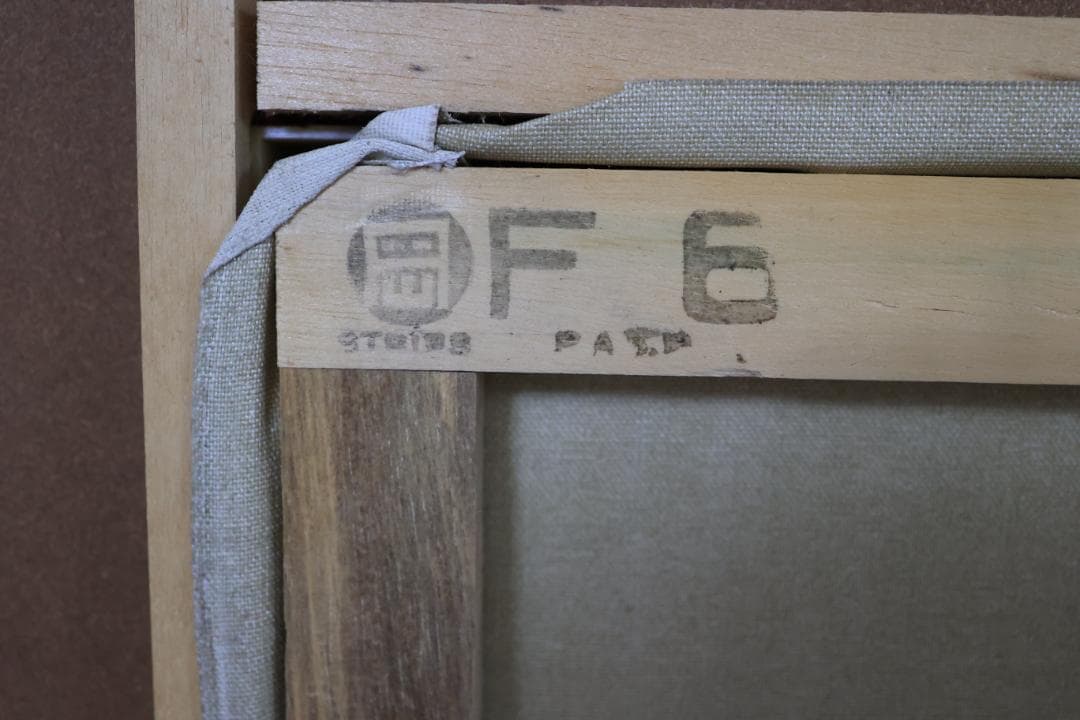 ユトリロ　リトグラフ木製フレーム付き