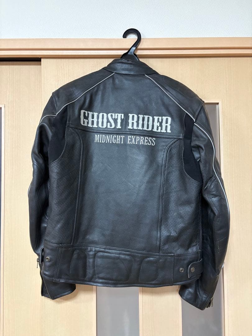【牛革】上下セット　GOOD LUCK GHOST RIDER レザージャケット