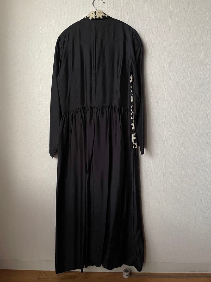 Comme des Garçons 花柄刺繍ロングワンピースSサイズ