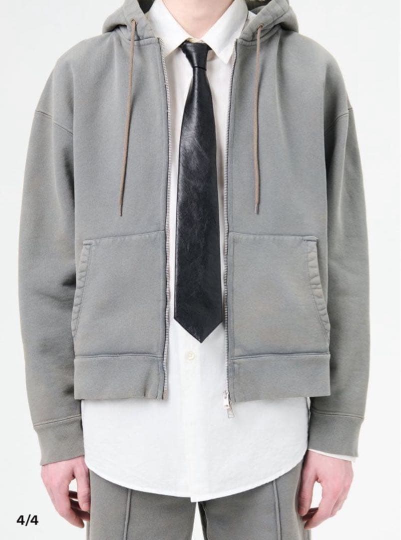 OUR LEGACY アワーレガシー ブラック リアルフェイクレザー タイ