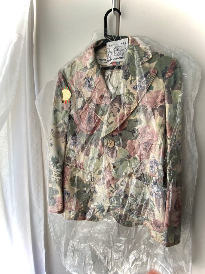 JUNYA WATANABE コムデギャルソン　フラワープリントジャケット S