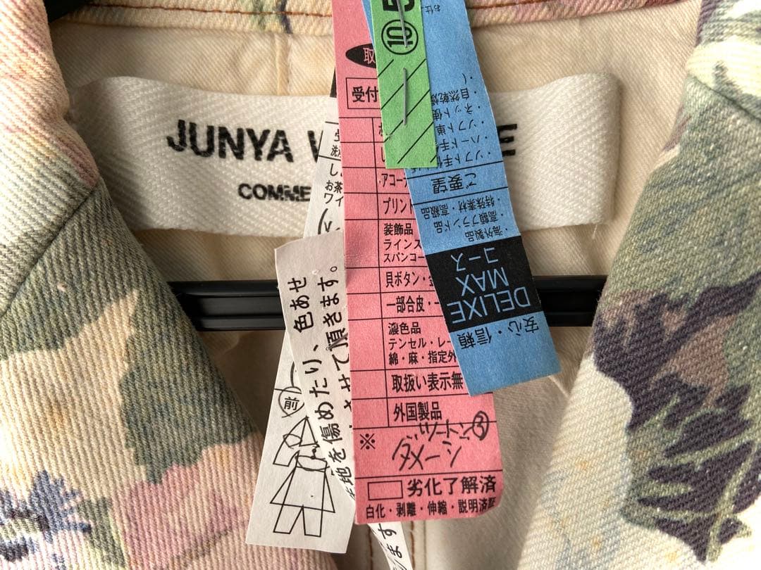 JUNYA WATANABE コムデギャルソン　フラワープリントジャケット S