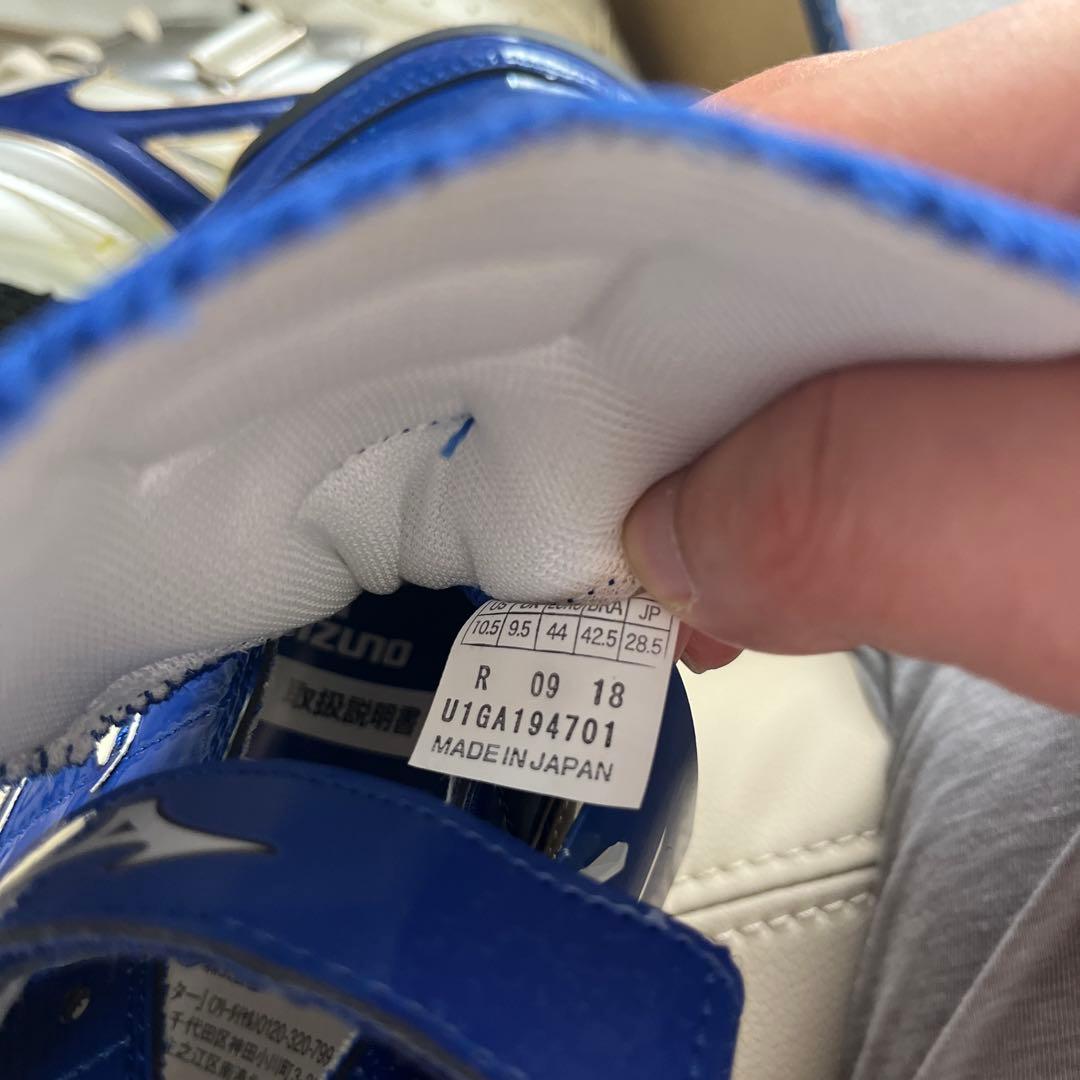 Mizuno 左利き用 やり投げスパイク 右 29.0cm 左28.5cm