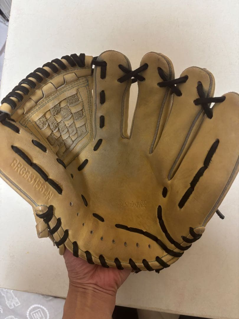 ZETT 野球用グローブ クリーム色