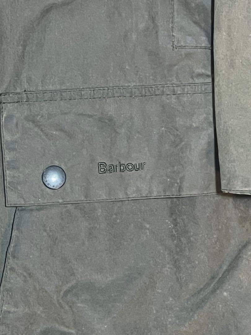 Barbour Border ジャケット オリーブグリーン
