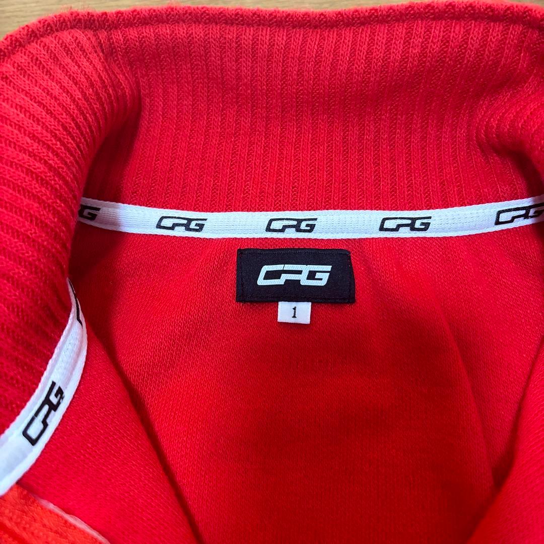 再度値下げ❗️CPG 赤 ハーフジップ セーター