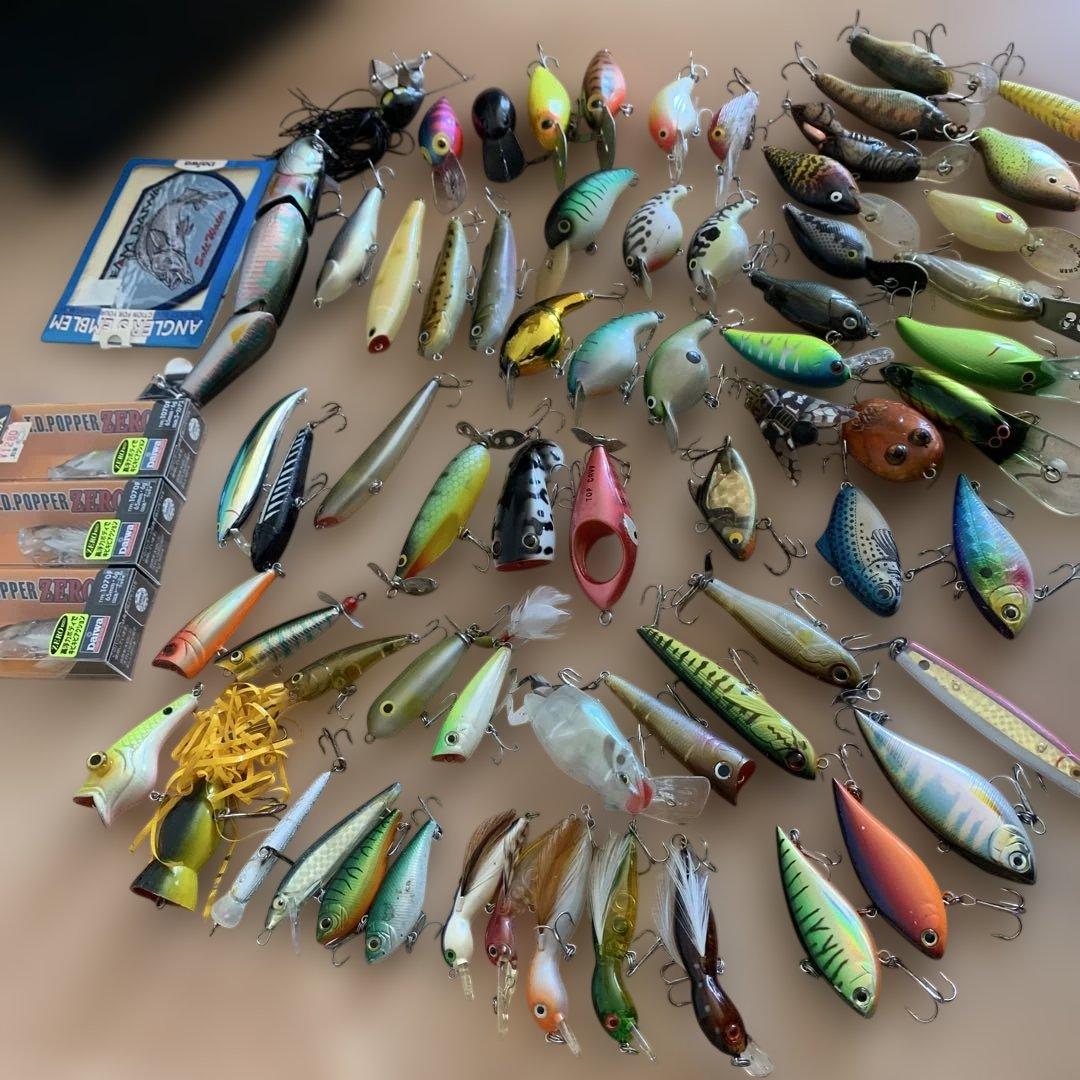 チームダイワ　タックルボックス　バス釣り　お得！オールドルアーセット　まとめ売り