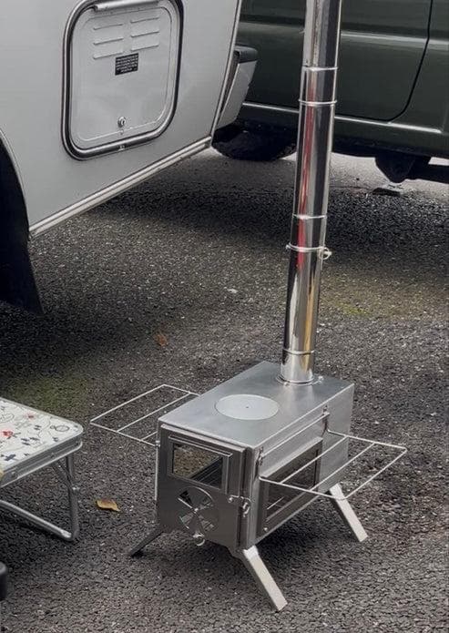 NORTH BASE 三面窓付 多機能薪ストーブ 小型（新品）