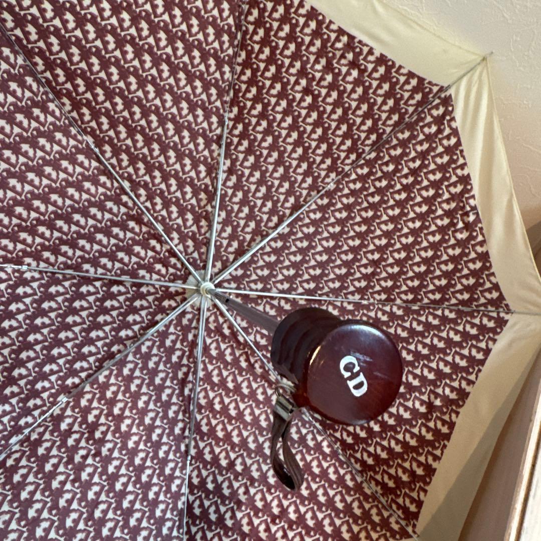 激レア！Dior ディオール　トロッター柄　アンティーク　　折りたたみ傘