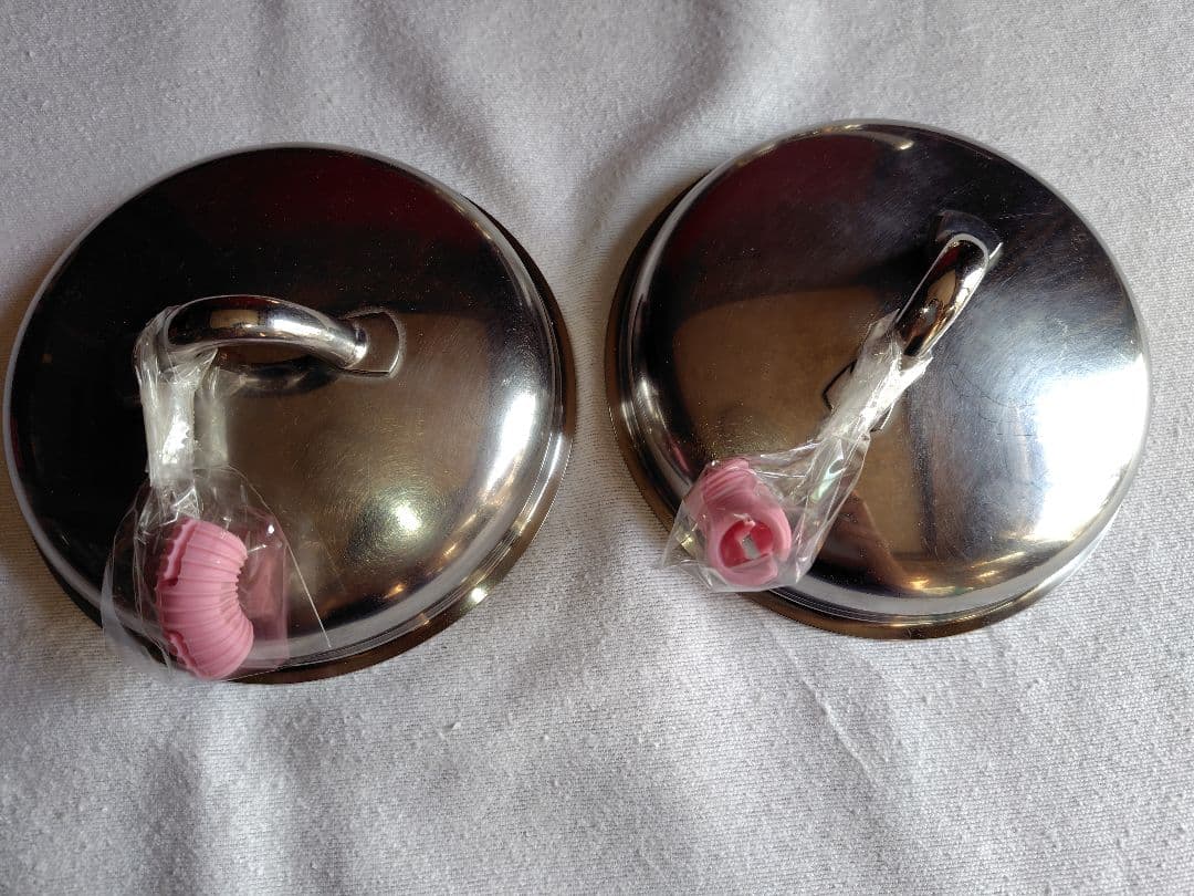 アサヒプリンセス鍋セット　鍋二つ、蓋二つ