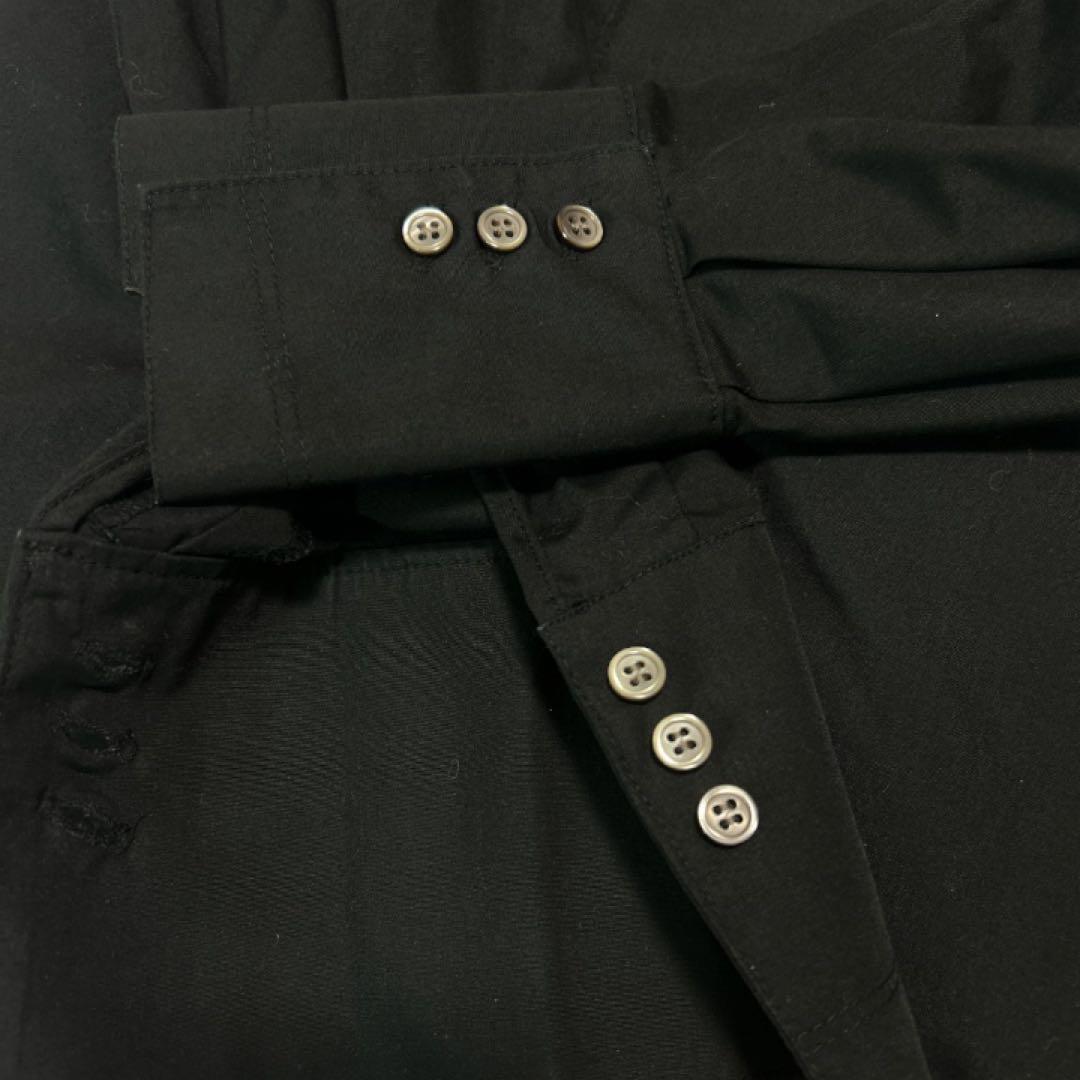 【美品】INella イネラ フォルムギャザースリーブ ブラウス ブラック F