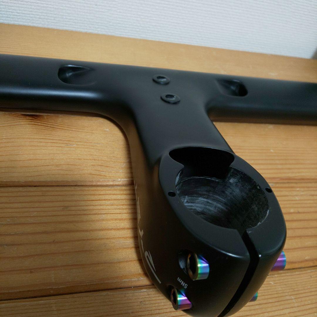 RYET ロードバイク用 ドロップハンドル 一体型 C-C420mm